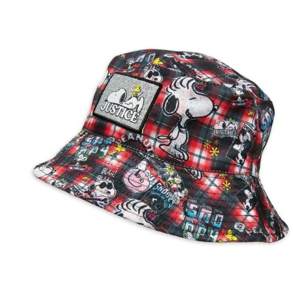 Justice Other - 🔴 3/$12 Justice bucket hat with Snoopy! NWT!